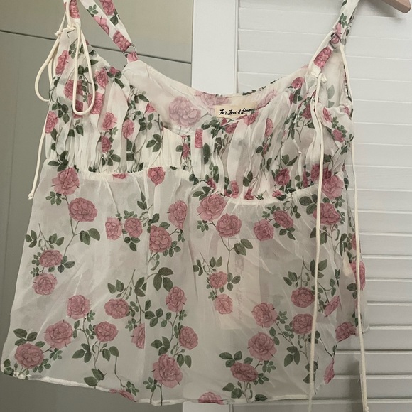 For Love & Lemons Biscotti tank NWT - Picture 2 of 4